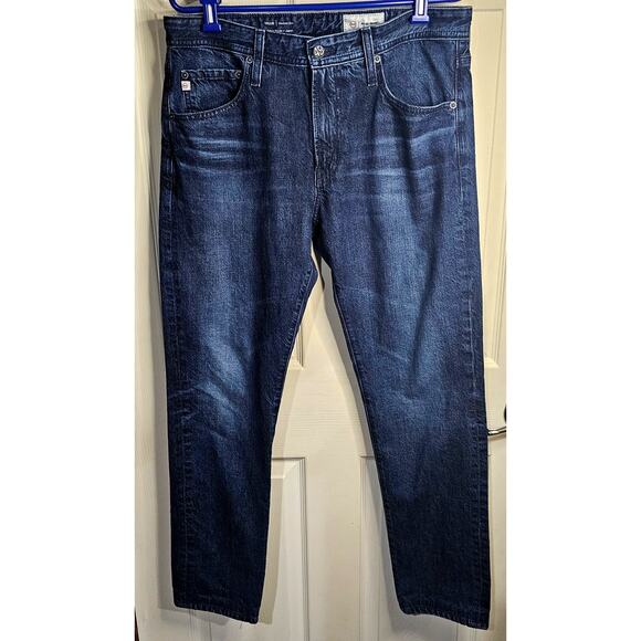 AG-ED Denim Tellis Modern Slim Jeans – Dark Wash, Straight Leg, Men's 34x31 - Picture 1 of 10